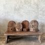 Sculptures, statuettes et miniatures - Cloche en bois sculpté indonésienne décorative H22 L18 - OFFICE OBJETS