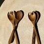 Kitchen utensils - Salad servers in natural monoxyl wood - OFFICE OBJETS