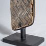 Sculptures, statuettes and miniatures - Indonesian construction element in carved wood mounted on a base from the island of Sulawesi (Toraja) (top left notch) - OFFICE OBJETS
