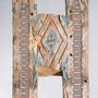 Sculptures, statuettes and miniatures - Indonesian construction element in carved wood mounted on a base from the island of Sulawesi (Toraja) (H shape) - OFFICE OBJETS