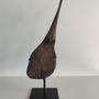 Sculptures, statuettes and miniatures - Old wooden spoon mounted on a base (5) - OFFICE OBJETS