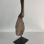 Sculptures, statuettes and miniatures - Old wooden spoon mounted on a base (5) - OFFICE OBJETS