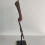 Sculptures, statuettes and miniatures - Old wooden spoon mounted on a base (5) - OFFICE OBJETS