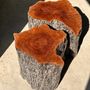 Coffee tables - Duo of lychee stools forming a coffee table - OFFICE OBJETS