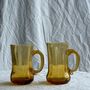 Mugs - Duo of cups with vintage yellow glass handles - OFFICE OBJETS