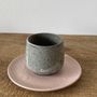 Mugs - Duo of gray ceramic mugs - OFFICE OBJETS