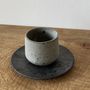 Mugs - Duo of gray ceramic mugs - OFFICE OBJETS