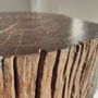 Tabourets - Grand bout de canapé, tabouret, mobilier modulaire en bois de fer massif - OFFICE OBJETS