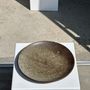 Ceramic - Large Indonesian green ceramic dish D:26.5 - OFFICE OBJETS