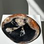 Plats et saladiers - Grand vide poche ou plat en bois pétrifié - OFFICE OBJETS