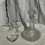 Carafes - Large glass carafe with ribbed stopper H25 - OFFICE OBJETS