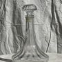 Carafes - Large glass carafe with ribbed stopper H25 - OFFICE OBJETS