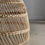 Suspensions - Grande suspension ou abat-jour en rotin en forme de cloche - OFFICE OBJETS