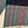 Fabrics - Indonesian ikat made from recycled fibers 2m40x1m10 - OFFICE OBJETS