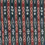 Fabrics - Ikat, traditional Indonesian fabric from Savu Island (Timor) red, black, yellow and blue 2m25x70 - OFFICE OBJETS