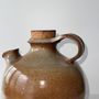Carafes - Stoneware jar with cork stopper H17 - OFFICE OBJETS