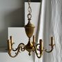 Suspensions - Lustre classique doré à 5 bras de lumière - OFFICE OBJETS