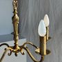 Suspensions - Lustre classique doré à 5 bras de lumière D:40cm - OFFICE OBJETS