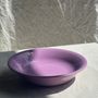 Assiettes au quotidien - Lot de 4 assiettes creuses vintage violettes - OFFICE OBJETS