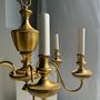 Suspensions - Lustre doré hollandais à 6 bras de lumière D50 - OFFICE OBJETS