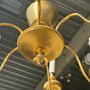 Suspensions - Lustre doré hollandais à 6 bras de lumière D50 - OFFICE OBJETS