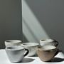 Mugs - Set of 5 Indonesian Ceramic Handled Coffee Cups - OFFICE OBJETS