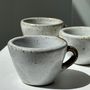 Mugs - Set of 5 Indonesian Ceramic Handled Coffee Cups - OFFICE OBJETS