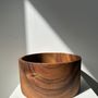Objets de décoration - Moyenne coupe en teck monoxyle H:12,5 D:25 - OFFICE OBJETS