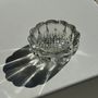 Installation accessories - Small glass ashtray in the shape of a flower France Reims Brand MO - OFFICE OBJETS