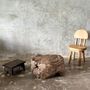 Children's tables and chairs - Small child's chair in natural blond teak with three-bar back - OFFICE OBJETS