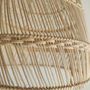 Suspensions - Petite suspension ou abat-jour en rotin en forme de cloche - OFFICE OBJETS