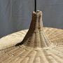 Suspensions - Petite suspension, luminaire en rotin en forme de chapeau D:60cm - OFFICE OBJETS