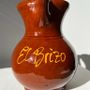 Carafes - El Brizo brown ceramic pitcher H:17cm - OFFICE OBJETS