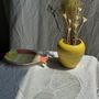 Platter and bowls - Cristal d'Arques glass cheese or charcuterie dish Marina model - OFFICE OBJETS