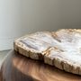 Platter and bowls - Organic dish in beige petrified times - OFFICE OBJETS