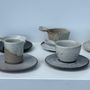 Ceramic - Set of small modular tableware in Indonesian ceramic (6 elements + bowls) - OFFICE OBJETS