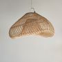Hanging lights - Suspension or rattan lampshade in the shape of a cloud or flattened bubble D: 60 - OFFICE OBJETS