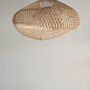 Hanging lights - Suspension or rattan lampshade in the shape of a cloud or flattened bubble D: 60 - OFFICE OBJETS