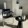 Other tables - Side table in black solid wood (monoxyle) conical base - OFFICE OBJETS