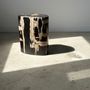 Autres tables - Table d'appoint en bois pétrifié - OFFICE OBJETS