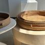 Shopping baskets - Trio of Indonesian artisanal wicker baskets in natural wicker (caramel) - OFFICE OBJETS