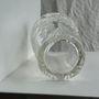 Vases - Glass vase with stylized flower pattern - OFFICE OBJETS