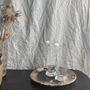 Vases - Modernist vintage octagonal glass vase - OFFICE OBJETS