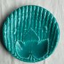 Platter and bowls - A turquoise asparagus dish - OFFICE OBJETS