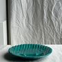 Platter and bowls - A turquoise asparagus dish - OFFICE OBJETS