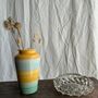 Vases - Vase années 90 vert, jaune, bleu - OFFICE OBJETS