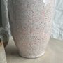 Vases - Vase rose moucheté West Germany H20 - OFFICE OBJETS