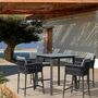 Lawn armchairs - HUG bar stool - COUTURE JARDIN