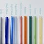 Kitchen utensils - Reusable glass straw - Curved - 10 colors - SOSTRAW & SMARTTHINGS