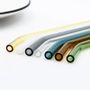 Kitchen utensils - Reusable glass straw - Curved - 10 colors - SOSTRAW & SMARTTHINGS